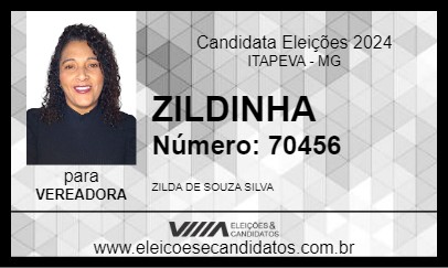 Candidato ZILDINHA 2024 - ITAPEVA - Eleições