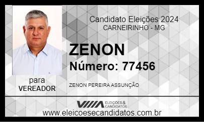 Candidato ZENON 2024 - CARNEIRINHO - Eleições