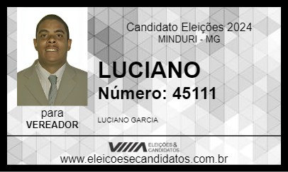 Candidato LUCIANO 2024 - MINDURI - Eleições