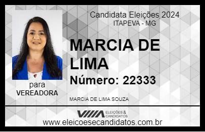 Candidato MARCIA LIMA 2024 - ITAPEVA - Eleições