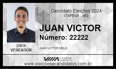 Candidato JUAN VICTOR 2024 - ITAPEVA - Eleições