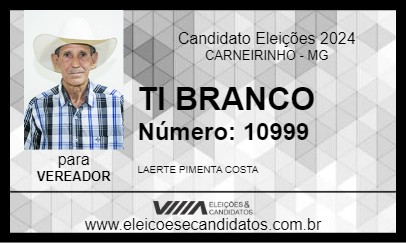 Candidato TI BRANCO 2024 - CARNEIRINHO - Eleições