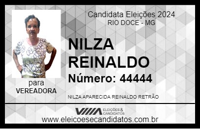 Candidato NILZA REINALDO 2024 - RIO DOCE - Eleições