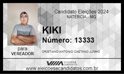 Candidato KIKI 2024 - NATÉRCIA - Eleições