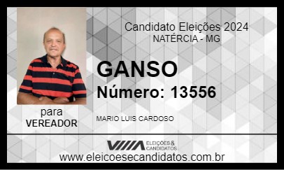 Candidato GANSO 2024 - NATÉRCIA - Eleições