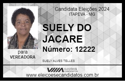 Candidato SUELY DO JACARE 2024 - ITAPEVA - Eleições