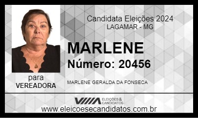 Candidato MARLENE FONSECA 2024 - LAGAMAR - Eleições