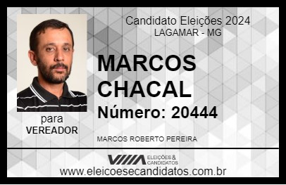 Candidato MARCOS CHACAL 2024 - LAGAMAR - Eleições