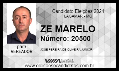 Candidato ZE MARELO 2024 - LAGAMAR - Eleições