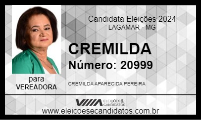 Candidato CREMILDA 2024 - LAGAMAR - Eleições