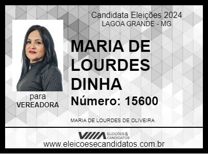 Candidato MARIA DE LOURDES DINHA 2024 - LAGOA GRANDE - Eleições