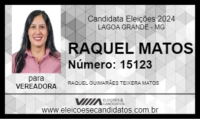 Candidato RAQUEL MATOS 2024 - LAGOA GRANDE - Eleições