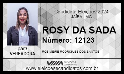 Candidato ROSY DA SADA 2024 - JAÍBA - Eleições