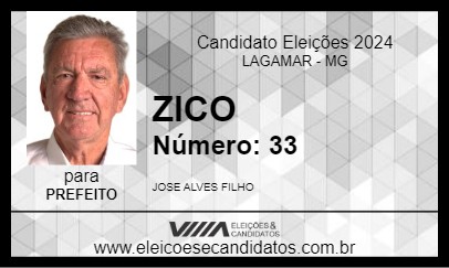 Candidato ZICO  2024 - LAGAMAR - Eleições