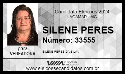 Candidato SILENE PERES 2024 - LAGAMAR - Eleições