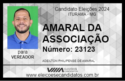 Candidato AMARAL DA ASSOCIAÇÃO 2024 - ITURAMA - Eleições