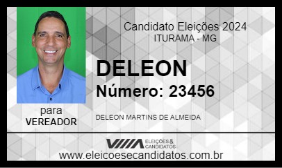 Candidato DELEON 2024 - ITURAMA - Eleições