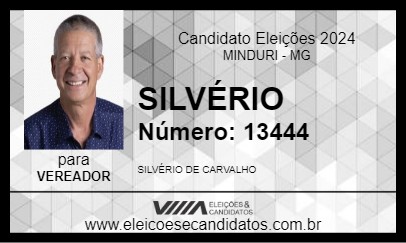 Candidato SILVÉRIO 2024 - MINDURI - Eleições