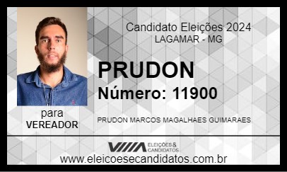 Candidato PRUDON 2024 - LAGAMAR - Eleições