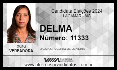 Candidato DELMA 2024 - LAGAMAR - Eleições