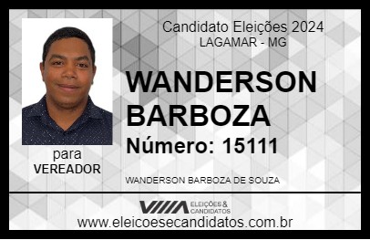 Candidato WANDERSON BARBOZA 2024 - LAGAMAR - Eleições