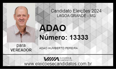 Candidato ADAO  2024 - LAGOA GRANDE - Eleições