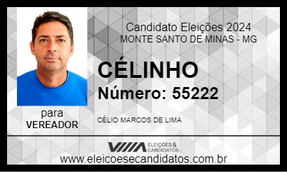 Candidato CÉLINHO 2024 - MONTE SANTO DE MINAS - Eleições