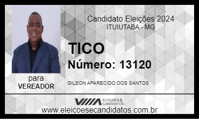 Candidato TICO 2024 - ITUIUTABA - Eleições