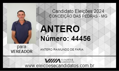 Candidato ANTERO 2024 - CONCEIÇÃO DAS PEDRAS - Eleições