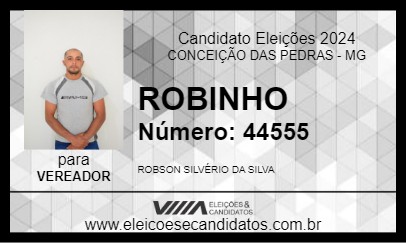 Candidato ROBINHO 2024 - CONCEIÇÃO DAS PEDRAS - Eleições