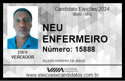 Candidato  NEU ENFERMEIRO 2024 - IBIAÍ - Eleições