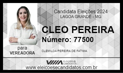 Candidato CLEO PEREIRA 2024 - LAGOA GRANDE - Eleições