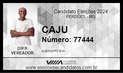 Candidato CAJU 2024 - PERDÕES - Eleições