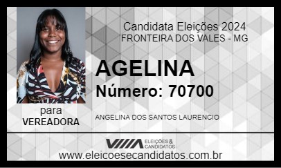 Candidato ANGELINA 2024 - FRONTEIRA DOS VALES - Eleições