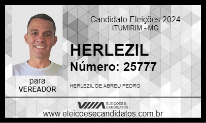 Candidato HERLEZIL 2024 - ITUMIRIM - Eleições