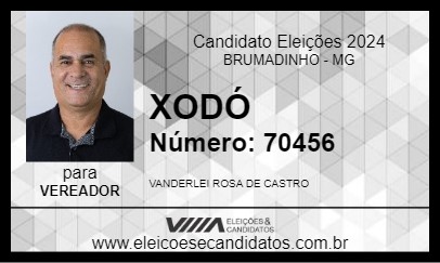 Candidato XODÓ 2024 - BRUMADINHO - Eleições