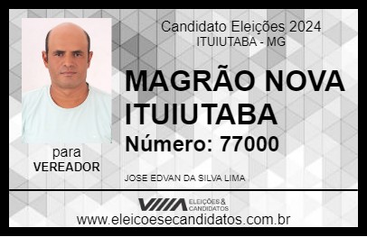 Candidato MAGRÃO NOVA ITUIUTABA 2024 - ITUIUTABA - Eleições