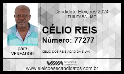 Candidato CÉLIO REIS 2024 - ITUIUTABA - Eleições