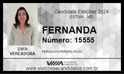 Candidato FERNANDA 2024 - ESTIVA - Eleições