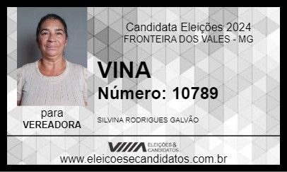 Candidato VINA 2024 - FRONTEIRA DOS VALES - Eleições