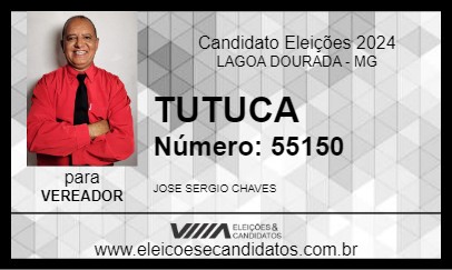 Candidato TUTUCA 2024 - LAGOA DOURADA - Eleições