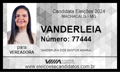 Candidato VANDERLEIA 2024 - MACHACALIS - Eleições