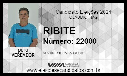 Candidato RIBITE 2024 - CLÁUDIO - Eleições