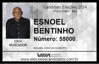 Candidato ESNOEL BENTINHO 2024 - ITUIUTABA - Eleições