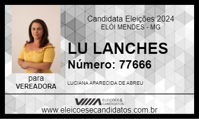 Candidato LU LANCHES 2024 - ELÓI MENDES - Eleições