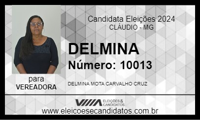 Candidato DELMINA 2024 - CLÁUDIO - Eleições