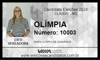 Candidato OLÍMPIA 2024 - CLÁUDIO - Eleições