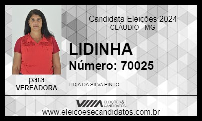 Candidato LIDINHA 2024 - CLÁUDIO - Eleições