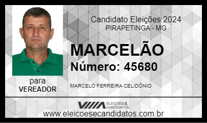 Candidato MARCELÃO 2024 - PIRAPETINGA - Eleições