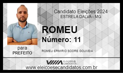 Candidato ROMEU 2024 - ESTRELA DALVA - Eleições